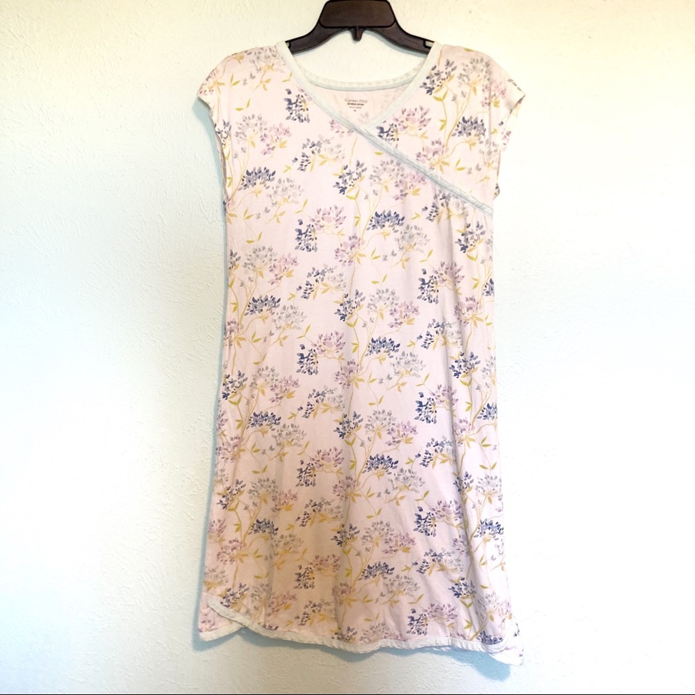 Garnet Hill floral dress 100% organic cotton